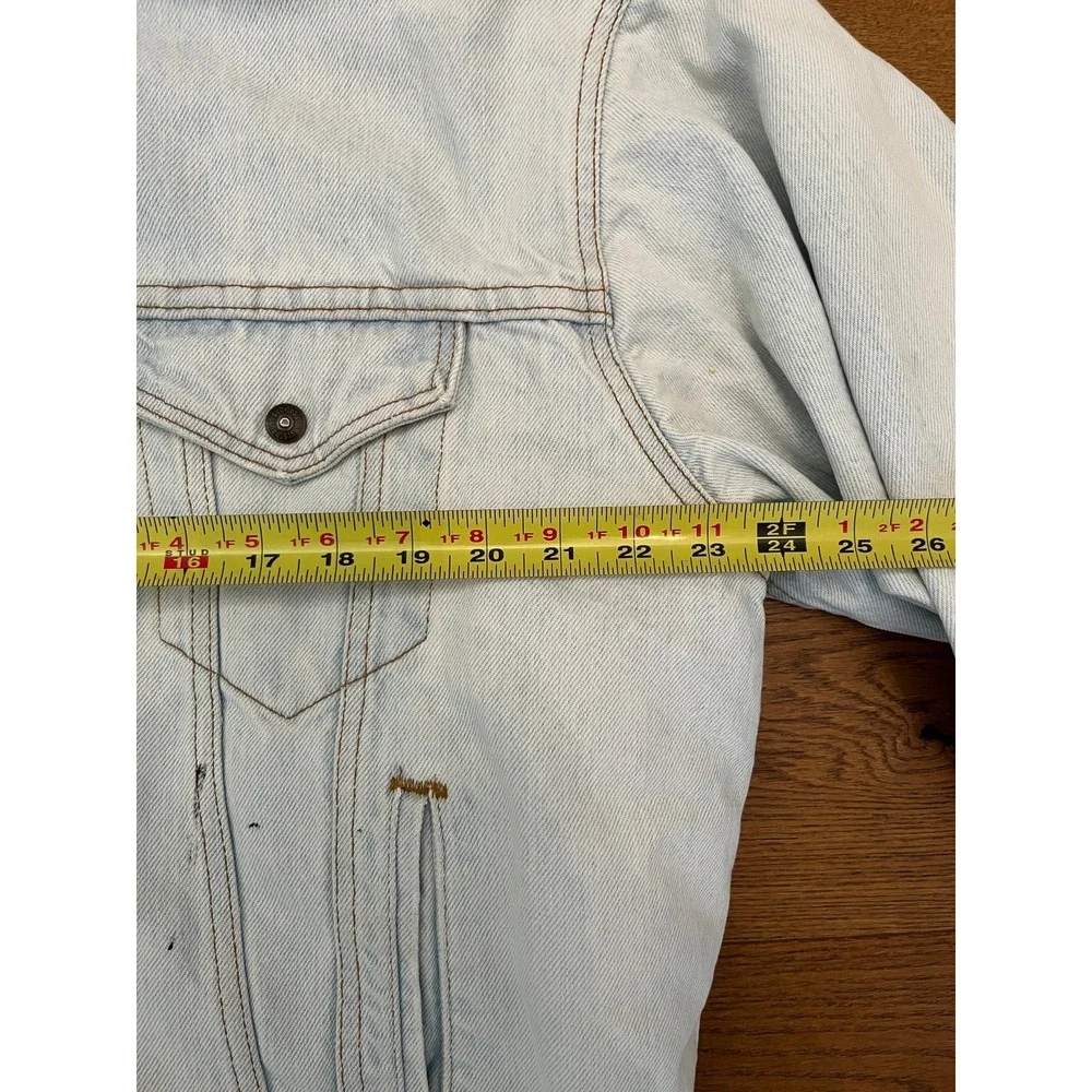 Vintage 1994 Levi's Sherpa Trucker Jacket USA Made XL 70608 Denim San Francisco